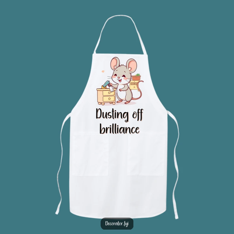 Funny Mouse's Kitchen Helper Apron: Cook with Cheer and Cleanliness