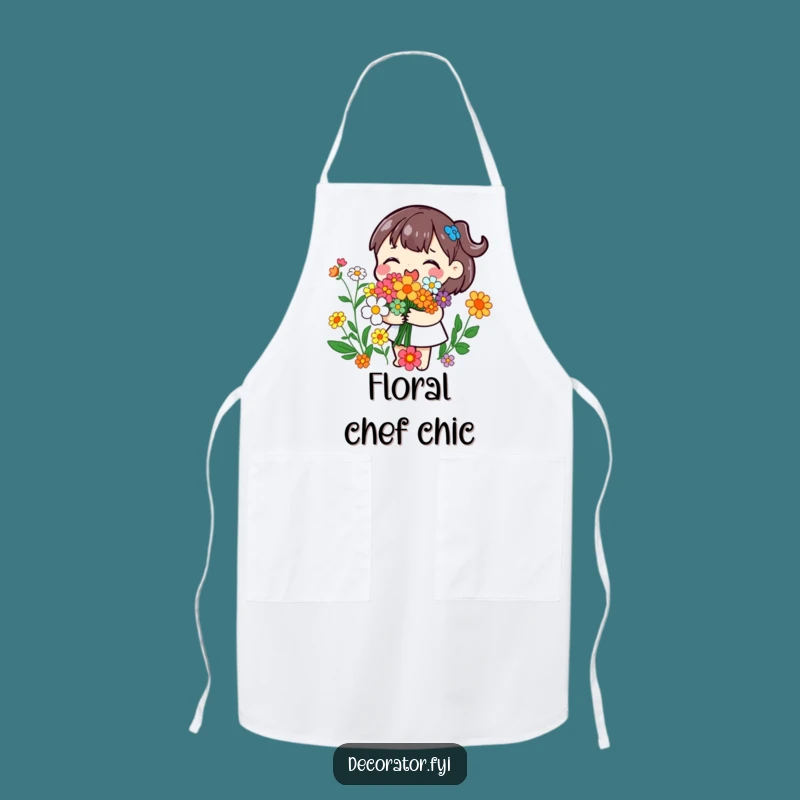 Funny Gardener's Apron: Playful Flower Arranger, Kitchen Funny Gift
