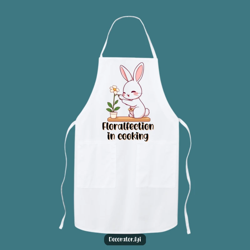 Funny Rabbit Apron: Garden Fresh with This Gentle Gardener Design!