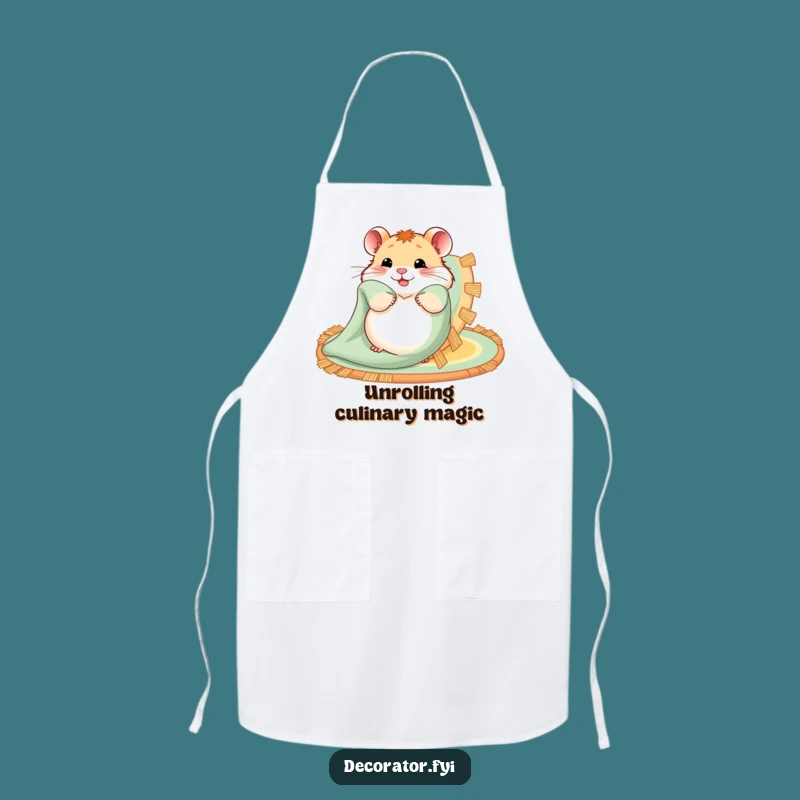Funny Hamster Rug Apron: Cook with Cute and Comfy Style