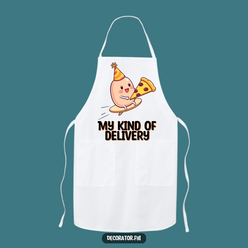 Funny Jelly Bean Pizza Apron: Cook with Giggles and Gourmet Fun