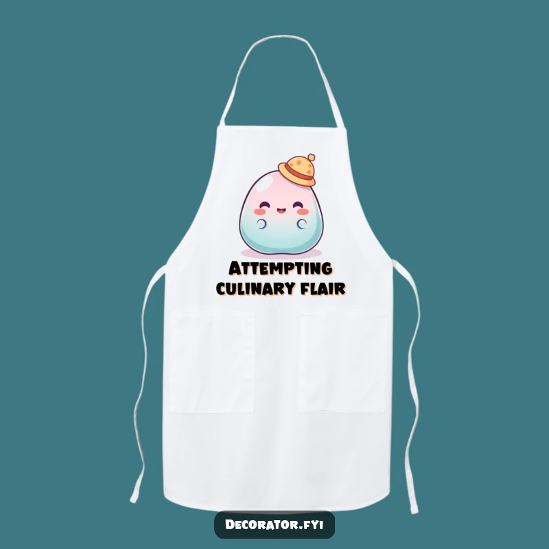 Funny Jelly Hat Apron: Silly Chef Character, Practical Humorous Gift