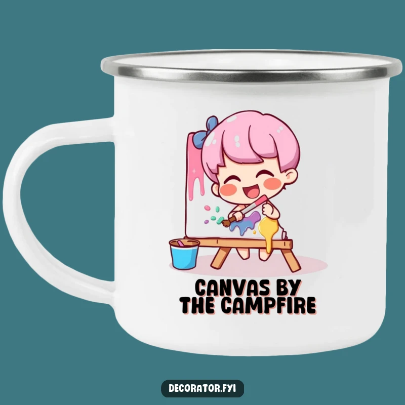 Funny Artist Camping Mug: Fuel Your Creativity on Your Next Hilarious Trip!
