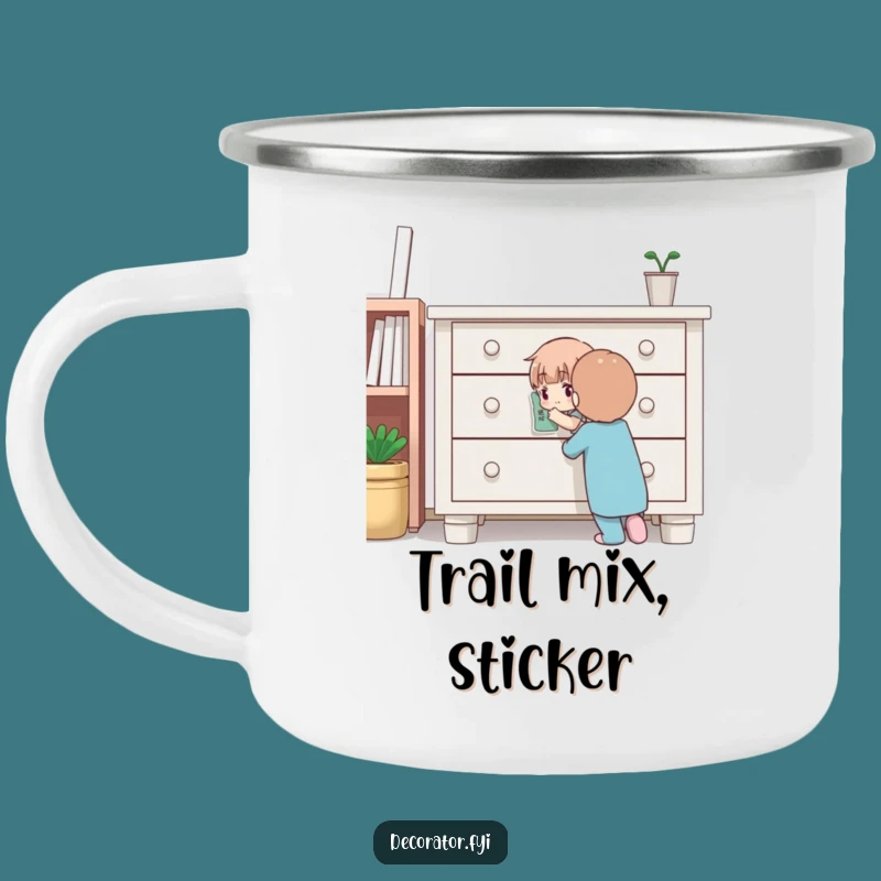 Funny Camping Mug: Character's DIY Focus, A Rugged Funny Gift