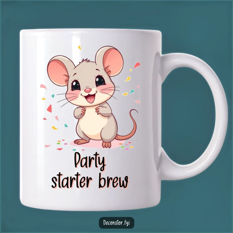 Funny Mouse Party Mug: Celebrate Every Moment with This Hilarious Funny Gift