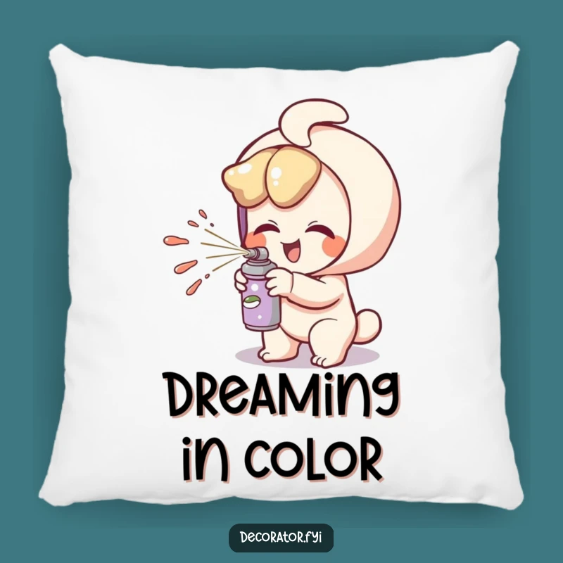 Funny Artist Pillow: Cozy and Hilarious Decor for Creative Spaces!