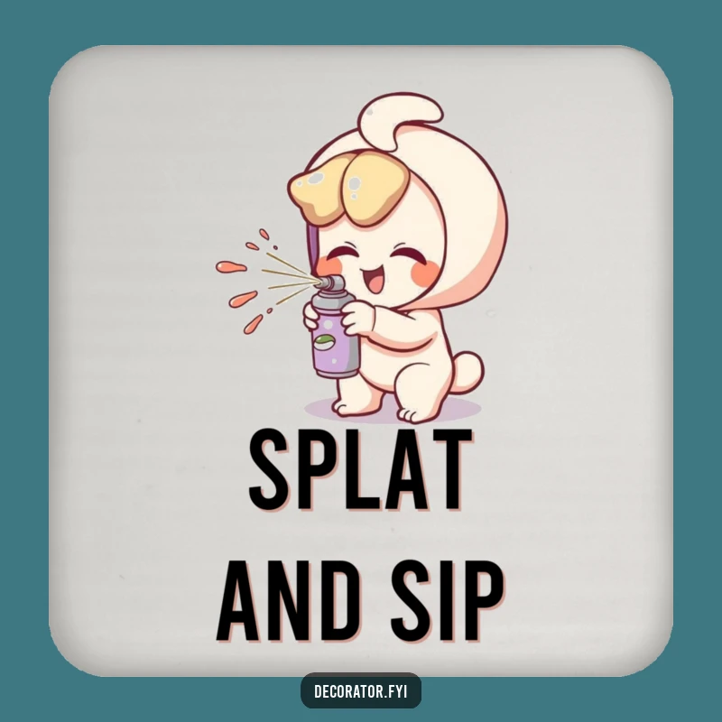 Funny Artist Coaster: Hilarious Protection for Your Surfaces!