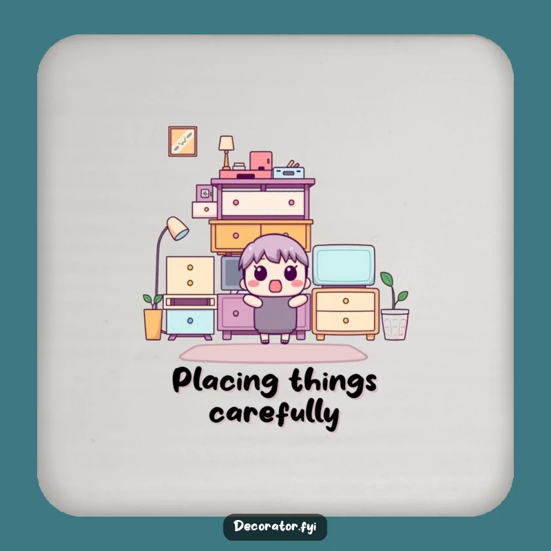 Funny Furniture Stack Coaster: Hilarious Protection for Your Surfaces!