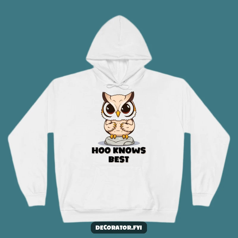 Funny Owl Statue Expert Hoodie: Cozy Comfort for the Detail-Oriented
