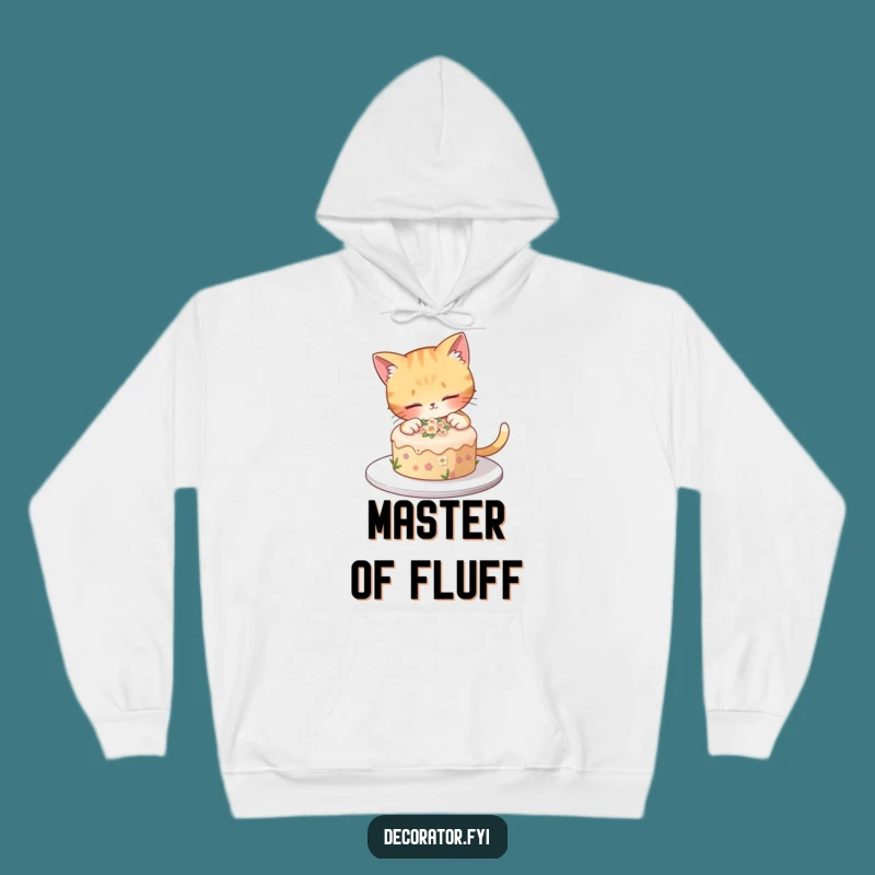 Funny Cat Cake Decorating Hoodie: Cozy Up with Sweet Charm