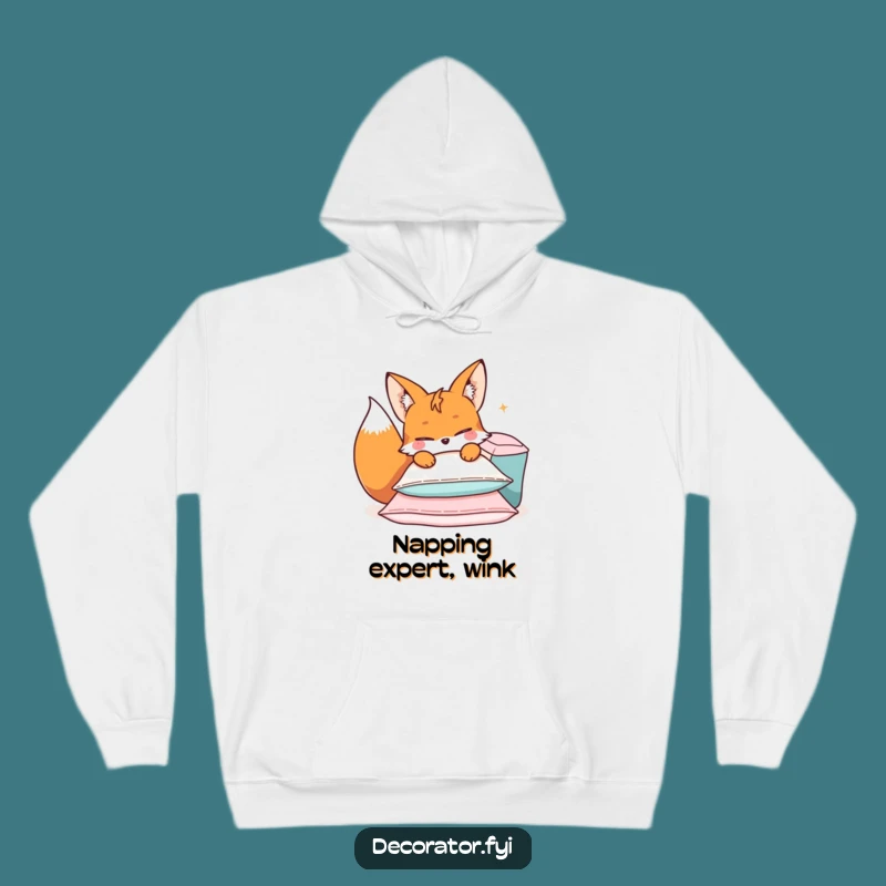Funny Mischievous Fox Cushions Hoodie: Cozy Sly Apparel, Great Funny Gift