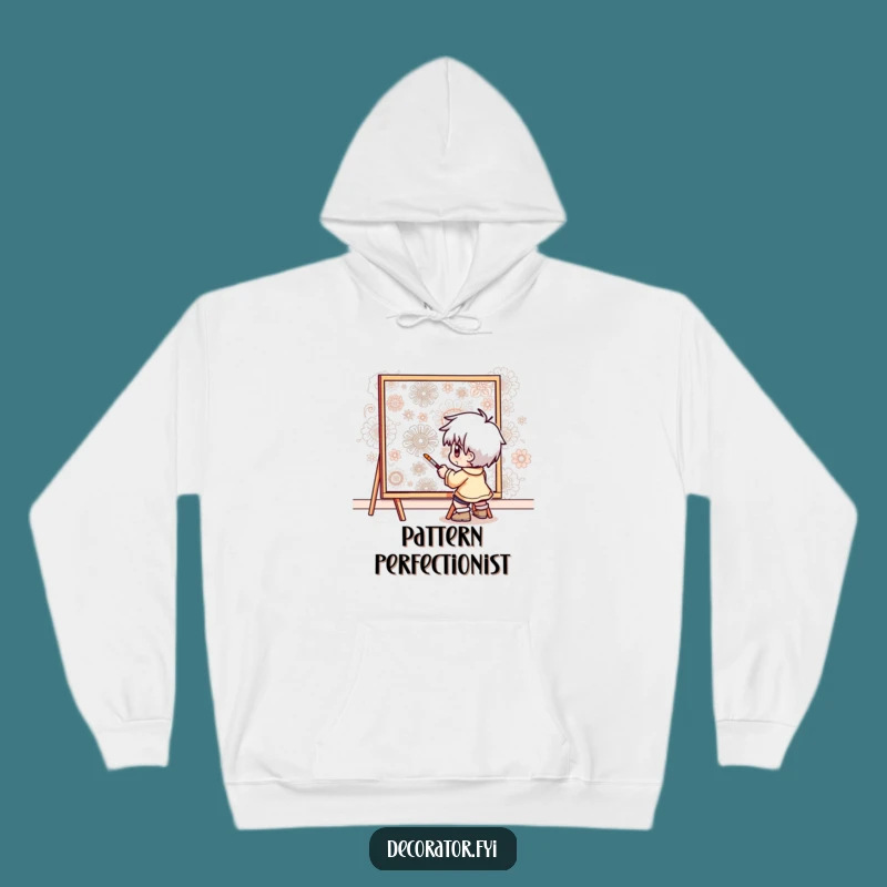 Funny Artisan Hoodie: Determined Detail Painter, Cozy Funny Gift