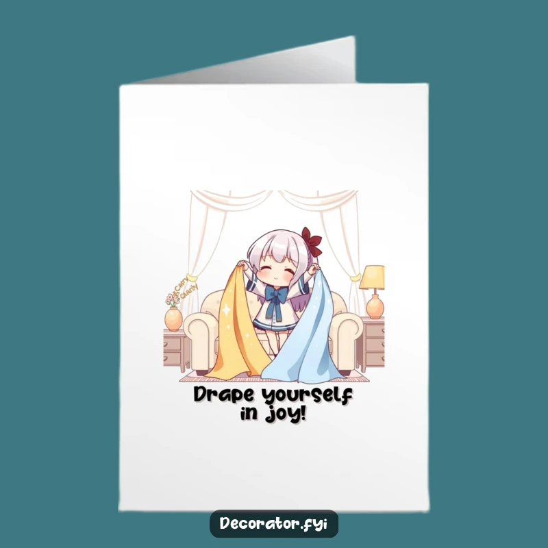 Funny Free Printable Birthday Card: Sassy Decorator's Glam DIY Gift