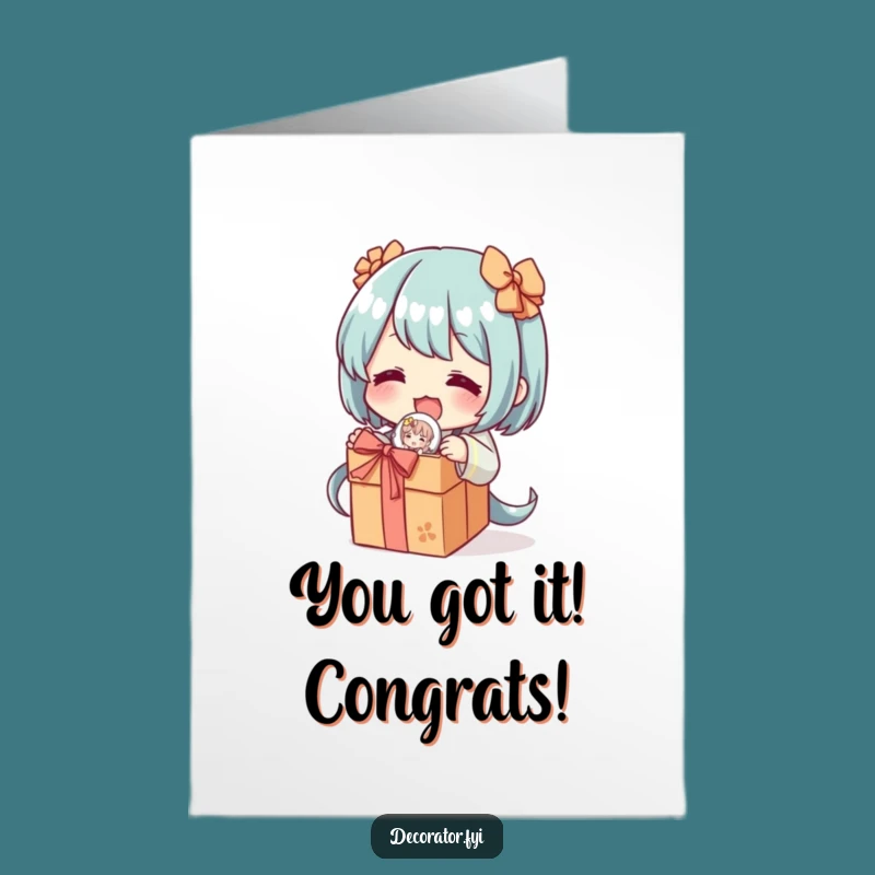 Free Printable Congrats Card: Excitable Collector Humor, Funny Downloadable Achievement Gift