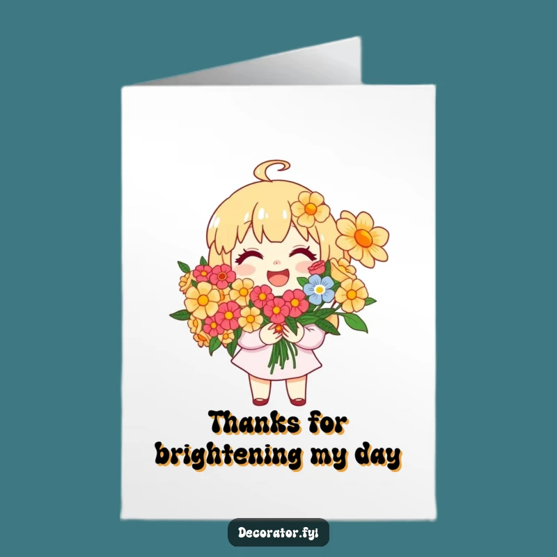 Hilarious Free Printable Thank You Card: Florist's Grateful Bouquet DIY!