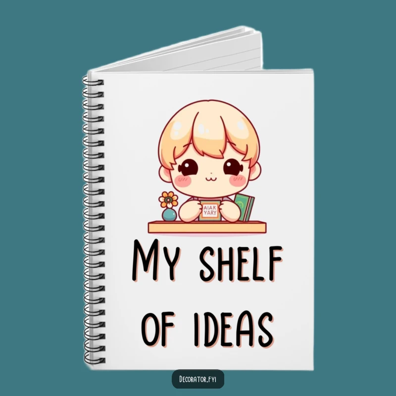 Funny Decor Planner Notebook: Cheerful Shelf Admirer - Humorous Journal for Home Stylists!