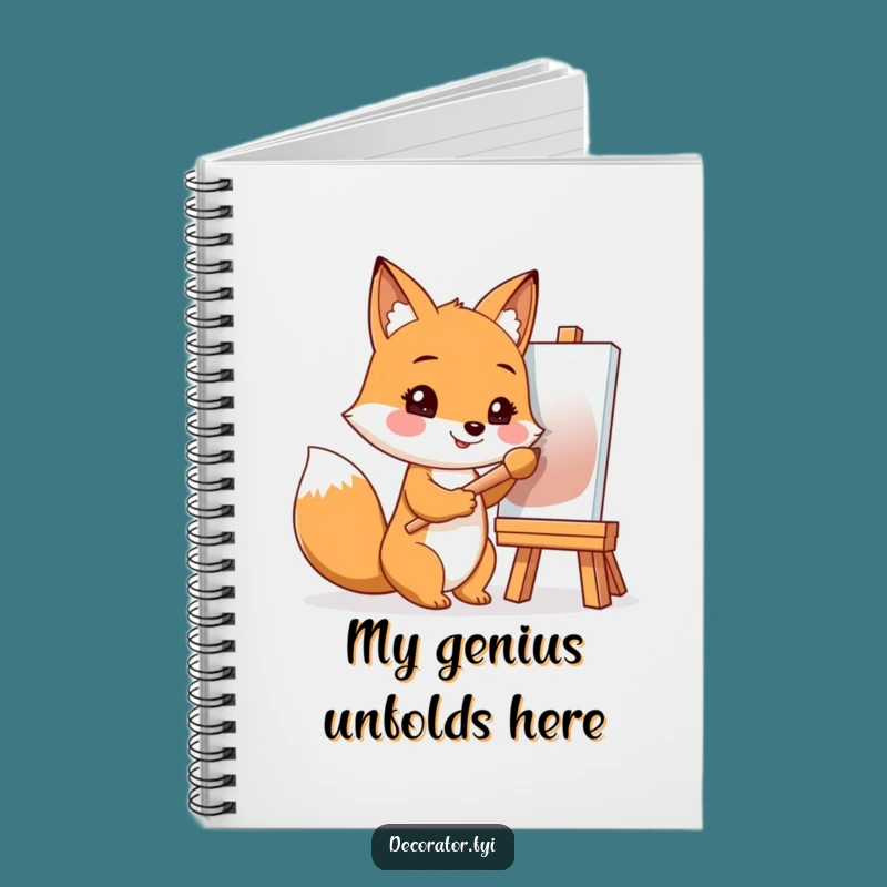 Funny Fox Artist Notebook: Sketch Your Creative Ideas