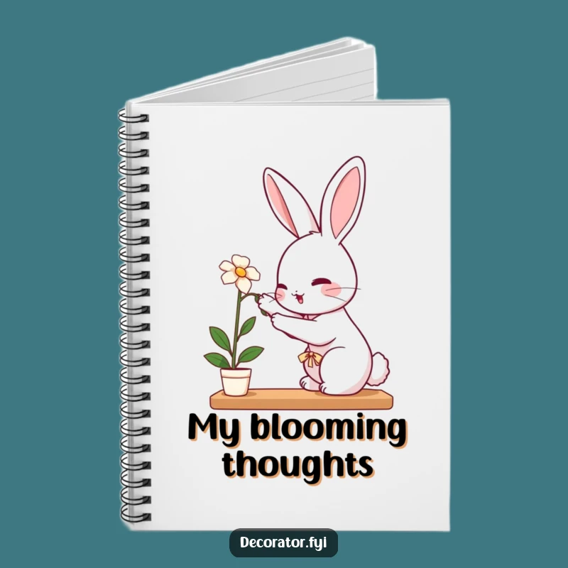 Funny Rabbit Notebook: Jot Down Ideas with This Gentle Gardener Cover, Comedic Journal!
