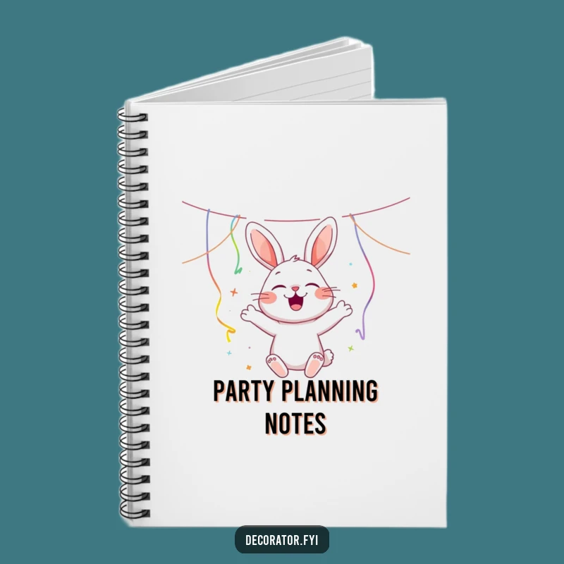 Funny Rabbit Party Notebook - Plan Your Parties & Hilarious Gift