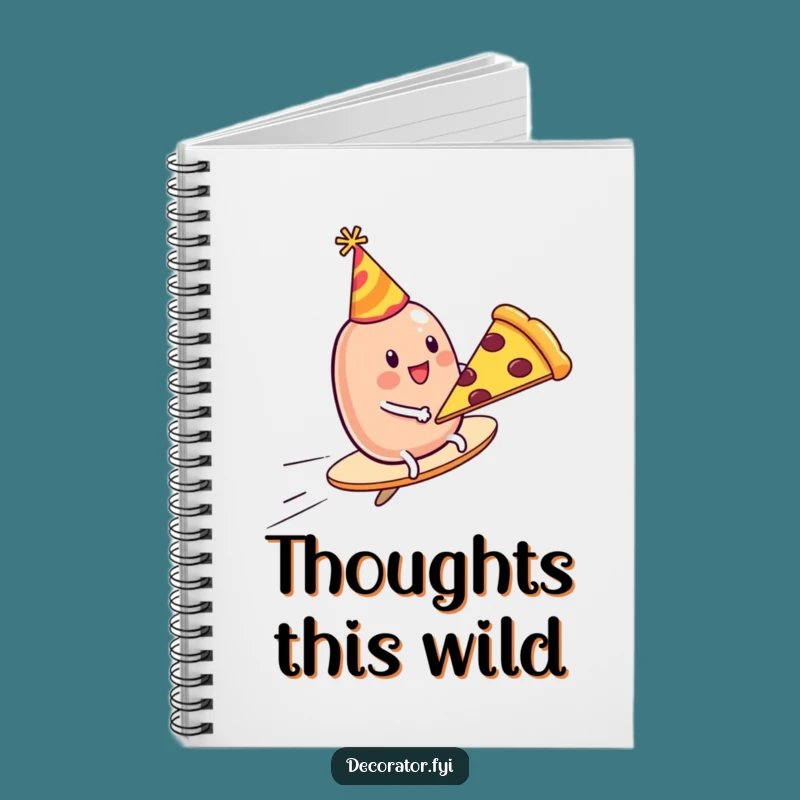 Funny Jelly Bean Pizza Notebook: Jot Down Ideas with Hilarious Flair