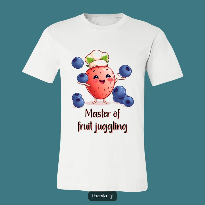 Funny Strawberry Chef T-Shirt: Comical Foodie Tee, Perfect Hilarious Gift for Bakers