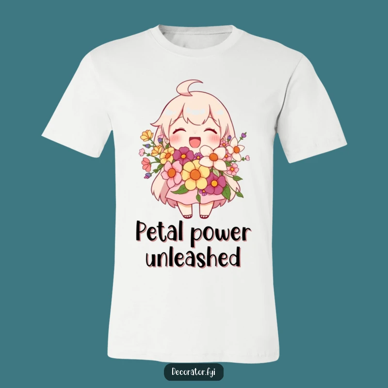 Funny Bloom Boss Floral Arrangement T-Shirt: Wear Your Joyful Floral Style!