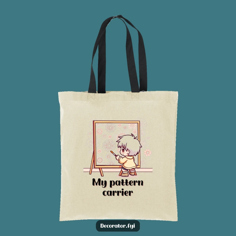 Funny Painter's Tote Bag: Determined Artisan, Ideal Funny Gift