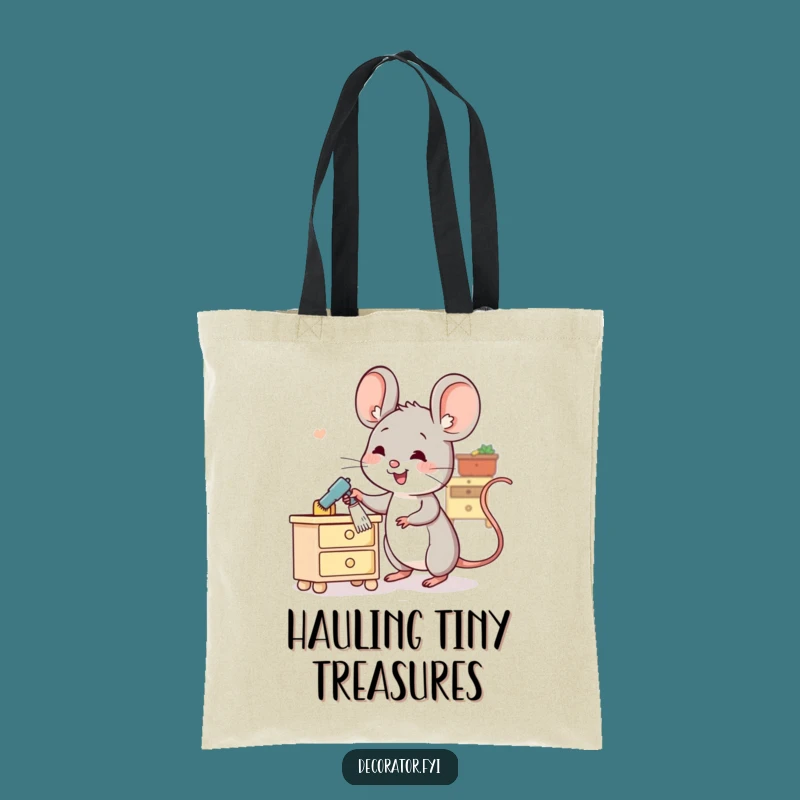 Funny Mouse's Tidy Tote Bag: Carry Your Essentials with Cheer